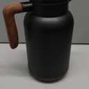 68oz Thermal Coffee Carafe, Stainless Steel Double Wall Vacuum, Carafes for Keeping Hot, Large Carafes for Hot Liquids, Cold Drinks, Tea (Black)