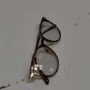 Gaoye Blue Light Blocking Glasses, Retro Round Eyewear Frame Anti Eyestrain Computer Glasses for Women Men (Tea Leopard/Transparent Lens)