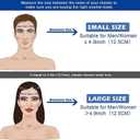 Bairuifu Latest Half Face Snorkel Mask with Easy Breathing Dry Top System, Foldable 180 Degree Panoramic View Snorkeling Mask with Camera Mount, Anti-Leak & Anti-Fog