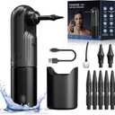 Raccomb Ear Wax Removal Tool, Ear Cleaner Earwax Removal, 4 Pressure Modes Rechargeable Ear Flush, Ear Irrigation Kit, Electric Ear Wax Remover with 10+2 Ear Tips