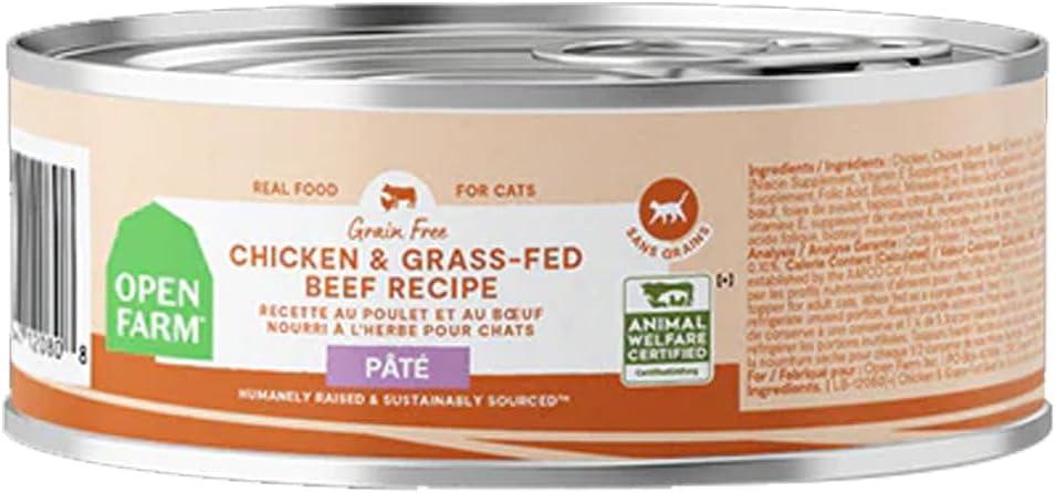 Open Farm Cat Pt Chicken & Beef Canned Cat Food