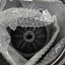 XLHOMO Resin Matte Black Bathroom Accessories Set 5 Pcs, Lotion Soap Dispenser, Toothbrush Holder, Bathroom Tumbler, Qtip Holder and Vanity Tray, Bathroom Countertop Organizer Set for Home Apartment