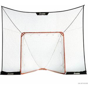 Franklin Sports Lacrosse Backstop Net - Lax Goal Backstop Net for Shooting Training + Practice - Extra Large + Durable - 12' x 9'