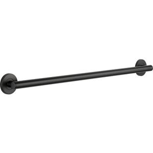 DELTA FAUCET 41836-BL Contemporary ADA Decorative Grab Bar, Matte Black