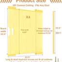 4 Set Trim-to-Fit Wood Tray Dividers for Cabinet, Cookie Sheet Organizer, Multi Layer Embedded Plug-in Board Storage, Cuttable DIY Storage Divider Insert for Kitchen Bedroom Cabinet Closet