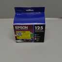 EPSON 125 DURABrite Ultra Ink Black & Color Cartridge Combo Pack For Stylus NX-125, 127, 130, 230, 420, 530, 625, Work Force WF-320, 323, 325, 520