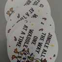 12 Pcs Goose Ornaments for Christmas Tree 3 Inch Acrylic Christmas Hanging Ornaments Sign Xmas Tree Home Office Porch Outdoor Holiday Decor(Single Sided)