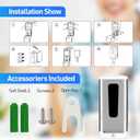 Automatic Hand Sanitizer Dispenser, Jewaytec 1000ML Wall Mounted Stainless Soap Dispenser Touchless Auto Liquid Dispenser for Office, Home, Restaurant