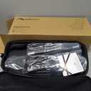 Wildhiker Ultralight Backpacking Chair – Compact Camping Chairs for Adults with Pouch, Weighs 2.8 lbs with Anti-Sinking Large Feet for Beach, Hiking, Motorcycle, Travel, Festival – Black