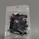 40 Pack Black 2 Inch Barrettes Women Metal Snap Hair Clips Accessories