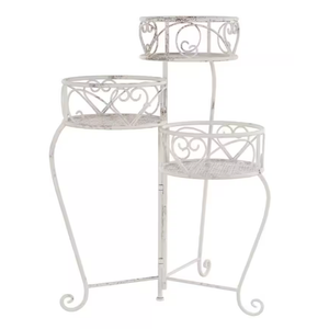 Pure Garden Plant Stands Set (White)