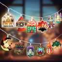 Blosssound 20 ft Eid Ramadan String Light - 40 LEDs Moon Star Decoration - Indoor Outdoor Window Lights for Eid Mubarak Party Home Decor