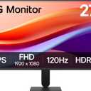 LG 27U411A-B 27-inch Full HD (1920 x 1080) IPS Computer Monitor, 120Hz, HDR10, Reader Mode, Flicker Safe, HDMI, Slim Stand Base, Black