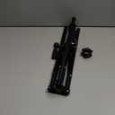 Mannequin Head Stand, Adjustable Wig Stand, Reinforced Metal Mannequin Head Stand for Cosmetology Hairdressing Training (BLACK)