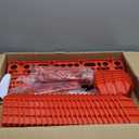 VEVOR Wall Mounted Storage Rack System, 30-Bin Parts Rack Organizer with Wall Panels/Tool Holders/Hooks, Garage Plastic Shop Tool Organizer for Nuts, Bolts, Screws, Nails, Beads, Buttons