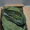 MARTINE MALL 2Pcs 48''/ 88 Leaves XXL Large Fake Ferns Artificial Ferns for Outdoors, UV Resistant Faux Boston Fern for Outdoor Planter Realistic Hanging Artificial Fake Plants for Porch Patio (Green)