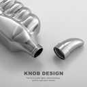 Hip Flask 6oz with Thumbs-ups Patent Design,Personalized Gift for Father,Stainless Steel Liquor Flasks for Whiskey, Drinking Flasks for Men for Party,Camping and Wedding