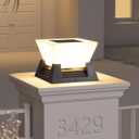 Outdoor Post Lights, 11" Hard Wired Pillar Light, IP54 Waterproof Column Lamp E26 LED Bulb Modern Fence Deck Lantern 3000K Outside Landscape Lighting for Patio Garden Backyard Gate Decoration