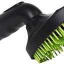 Pet Hair Brush, 1.25"(32mm) Vacuum Cleaner Attachment for Dog & Cat Grooming, 360-degree Rotatable Head, Easy to Wash, Fits Most Vacuum Cleaners, Green