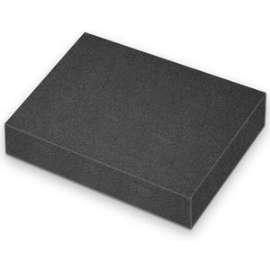 Polyurethane Foam Padding, 1 PCS 16 x 12 x 4 Inch Black Soft Cuttable Packing Foam Inserts for Cases, Furniture, Automotive and Packaging