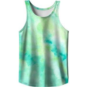 sanatty Men Rave Tank Tops, Graphic Summer Funny Sleeveless, Patriotic, Summer Beach Men's Tanks (Green, M)
