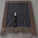 Tabletop Chalkboard Signs 10.2"x14" Magnetic Small Chalkboard Sign, Desktop Standing/Wall Hanging Blackboard with Liquid Chalk Marker, Wood Framed Menu Board for Kitchen, Caf, Home Decor