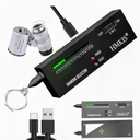 Diamond Tester Pen, Professional Jewelry Diamond Tester with 60X Jewelry Loupe Magnifier, Diamond Selector for Novice and Expert (Non-Rechargeable)