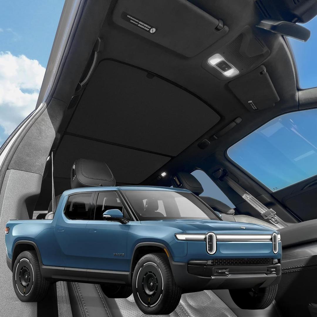 VION Roof Sunshade for Rivian R1T, Interior Black
Precision fit; full blackout coverage; two-piece design provides a secure fit and helps prevent sagging