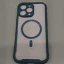 Miracase for iPhone 16 Pro Max Case 6.9'', [Bubble Free] Full-Body Phone case with Built-in Full Glass Screen &Lens Protector,Compatible with MagSafe,Drop Proof 16 Pro Max Cover, Green