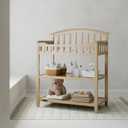 Graco Changing Table with Water-Resistant Changing Pad (Driftwood) GREENGUARD Gold Certified, Multi Storage Nursery Baby Changing Table