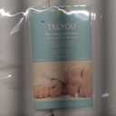 TILLYOU Microfiber Crib Bumper White
