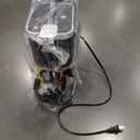 Single Serve Coffee Maker, Iced and Hot Coffee Machine for K Cup & Grounds, Compact Design, 40oz Removable Water Reservoir, 6 to 24 Oz Brew Sizes, Fits 7.3" Travel Mug, Black