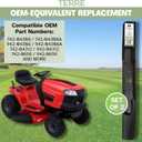 Terre Products, 2 Pack High Lift Lawn Mower Blades, 42 Inch Deck, Compatible with Cub Cadet RZT42, XT1, XT2, 942-04308, 942-04308A, 942-04312, Troy Bilt Pony, Bronco, Mustang, 742-04308, 742-04312,