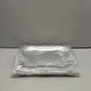 10 Pcs Plastic Serving Trays Rectangle Platters for Dessert Display Tray for Decoration Embossed Serving Platter Dish for Parties, Weddings, Engagements, Birthdays (13" x 9",Silver)