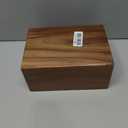 Wooden Urn Box for Human Ashes, Cremation Urns, Pet Memorial Urns, Cats & Infant Urn, Keepsake Burial Ash Box - Large (Style1, 9 x 6.5 x 4.5 inches)