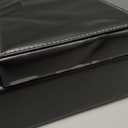 Juvale Mens Jewelry Box Organizer and Holder - Black Watch Box with Leather Valet Tray for Home Improvement - 12.6 x 9 x 4 In - Mens Jewelry Organizer