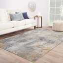 Area Rug 810, Large Vintage Boho Rug,Ultra-Soft Low Pile, Washable, Non Slip,Stain Resistant, Printed Carpet for Living Room Bedrooms Playroom Office Kitchen, Gold/Grey (10' x 8' (Rectangular))