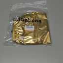 Women's Shiny Metallic Crop Tops Off Shoulder Tube Bra for Raves, Festivals, Costumes (M)