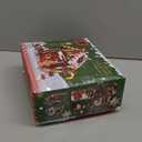 Christmas Gingerbread House Building Block for Girls Age 12+ with LED Lights, Christmas Village House Blocks Set with Christmas Tree and Train, Perfect Xmas Holiday for Adults, 1288Pcs (Red)