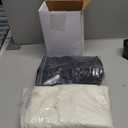 2 Pcs Window Air Conditioner Cover Indoor Outdoor Adjustable Waterproof Window Ac Cover Outdoor with Drawstring for Winter(White & Black,Inside 28 x 20 x 3.5 in, Outside 27.6 x 23 x 19 in)