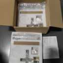 Modern Brass Hardwired Wall Sconces 2 Pack, 20'' Knurled Bathroom Wall Sconce, Indoor Wall Sconce,Copper and Tube Glass Vanity Light, for Living, Bedroom, Hallway, Staircases, Include Bulbs