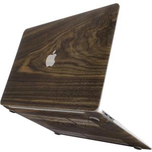 Fancity Compatible with MacBook Air 13.6 inch Case 2022 2024 2025 Release M4 A3240 M3 A3113 M2 A2681 with Touch ID, Double-Sided Printing Rubberized Plastic Hard Shell Case & Keyboard Cover, Wood