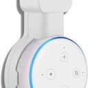 Sintron Wall Mount Holder for Dt 3 & UK Google Mini, Smart Home Outlet Wall Mount Stand Hanger for Dot 3rd Generation Speaker Holder, Space Saving Accessories Without Messy Wires, for Room (White)