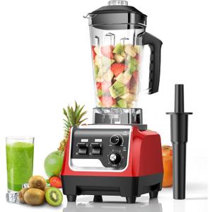 Smoothie Blender, Powerful Blenders for Kitchen with 1800-Watt Motor, 70 Oz Large Capacity and BPA-Free Containers, Countertop Blender for Smoothies, Ice Crushing & Frozen Drinks, Red