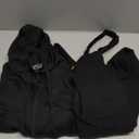 Black Jacket And Overalls Women's S