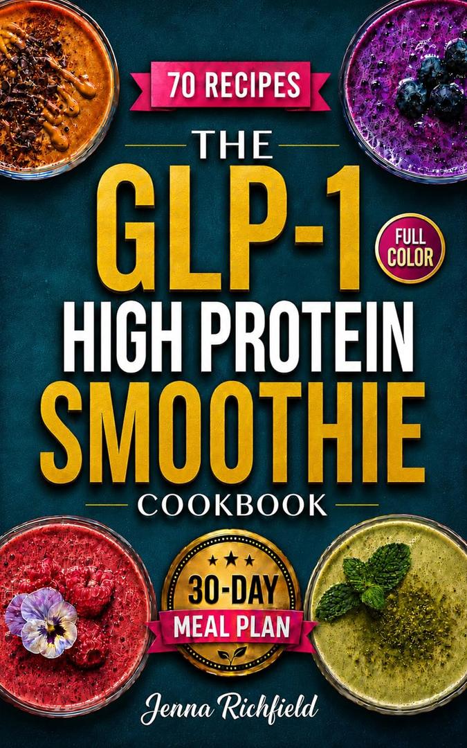 The GLP-1 High Protein Smoothie Cookbook : Semaglutide-Friendly Smoothie Recipes for Ozempic, Wegovy & Mounjaro Users to Prevent Muscle Loss, Boost Energy Paperback