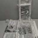 SWTYMIKI Large Stuffed Animal Storage - Over The Door Stuffed Animal Organizer, Toy Stuffy Storage for Nursery Play Room Bedroom Kid Room, Plush Organizer (White, 2-Tier)