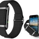 Smart Bracelet, Activity Trackers for Men & Women, Fitness Tracker Band, 24H Sleep Tracker, All-Day Continuous Heart Rate, Blood Oxygen, Stress, HRV Monitor, 170+ Sport Modes with Free APP (Black)