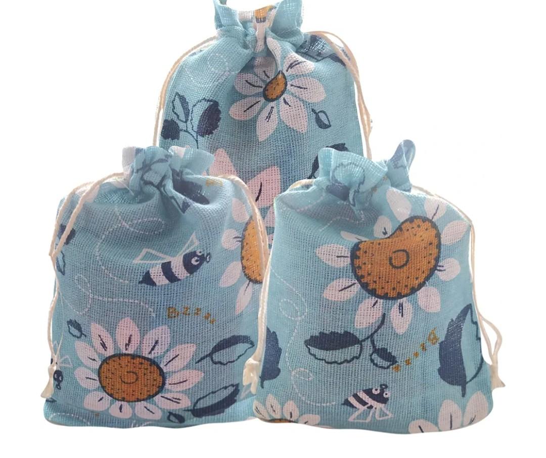 Sunflower Gift Treat Bags Drawstring Gift Bag Autumn Sun Flower Favor Goodies Bag for Birthday Party Sunflower,Summer Party Decorations