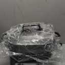 6-Quart Electric Skillet, Hot Pot | Non-Stick PFOA-Free Ceramic-Coated Pot, 1600W, Timer & 3 Power Settings for Steak, Egg, Ramen, Nonstick Pot (Grey)